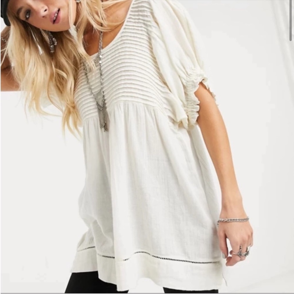 Free people puff sleeve tunic